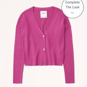 Abercrombie & Fitch Wide Ribbed Cardigan
